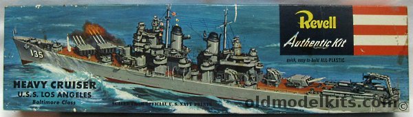 Revell 1/490 USS Los Angeles CA135 - Pre 'S'  - Fall River - Baltimore - Pittsburg - Columbus - Bremerton - Canberra - Toledo - Quincy - Chicago - St. Paul - Helena - Macon - Boston, H306-169 plastic model kit